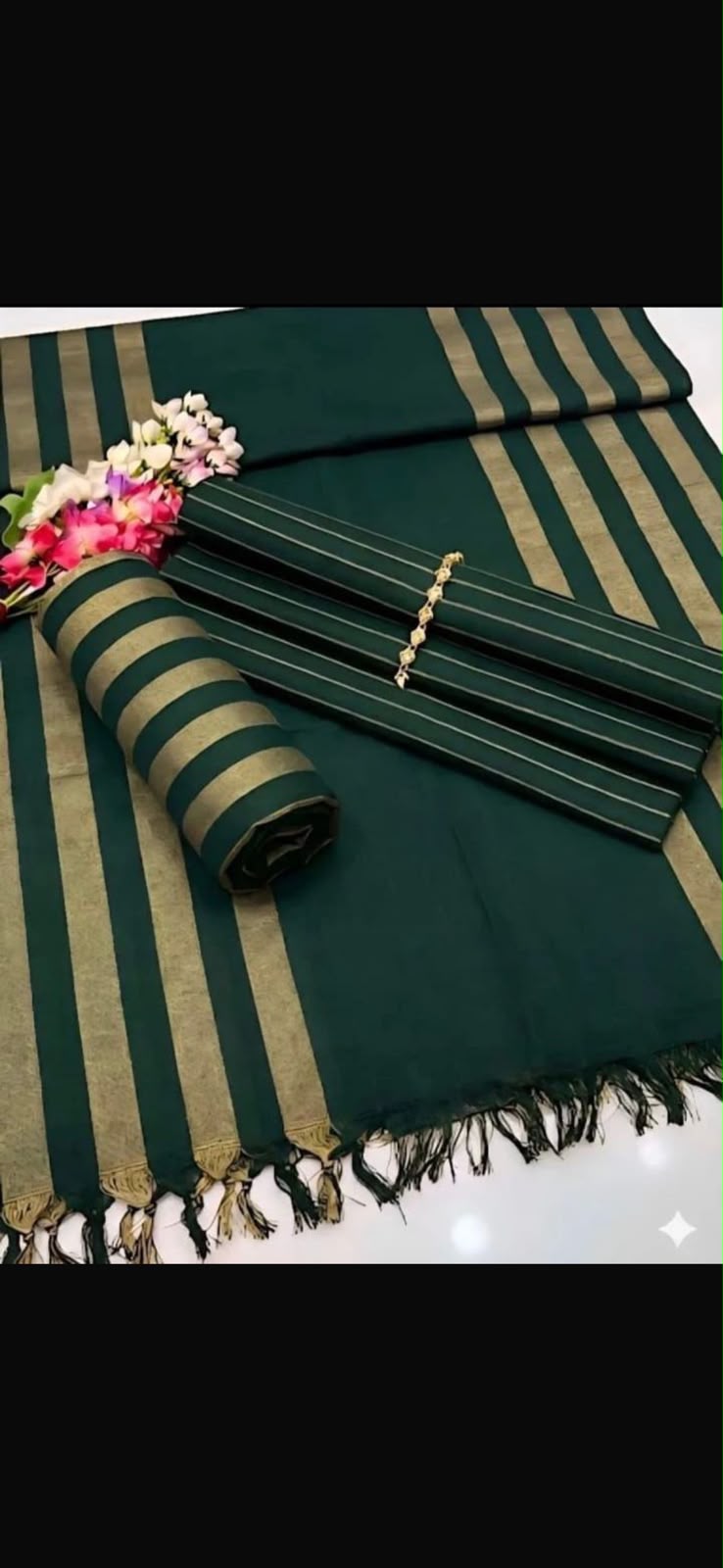 3pc Multani Susi Khaadi Green