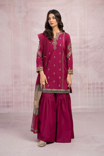🌸 WINTER'S COLLECTION 🌸  🟥 BRAND NAME : LIBAAS 🟨 CATEGORY : DHANAK 3PC Embroidered (006)