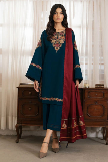 JAZMIN Summer Unstitched 3pc Lawn Embroidered Suite -AC 0692