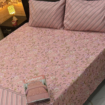 alkaram 3pc Printed Bedsheet [0016]