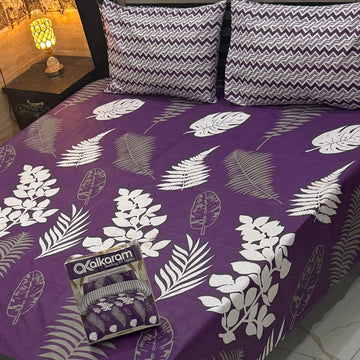 alkaram 3pc Printed Bedsheet [0015]