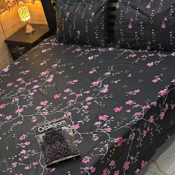 alkaram 3pc Printed Bedsheet [0013]