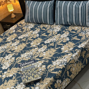 alkaram 3pc Printed Bedsheet [0007]