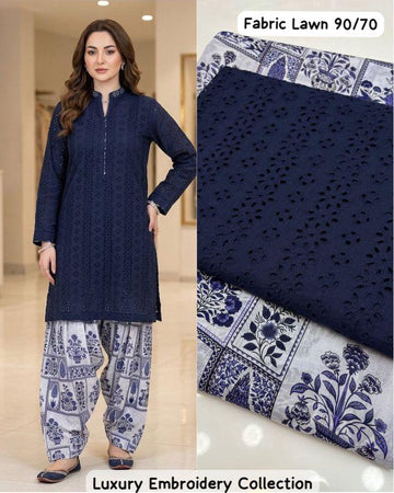Chicken Kari lawn 2 pc unstitched [013]