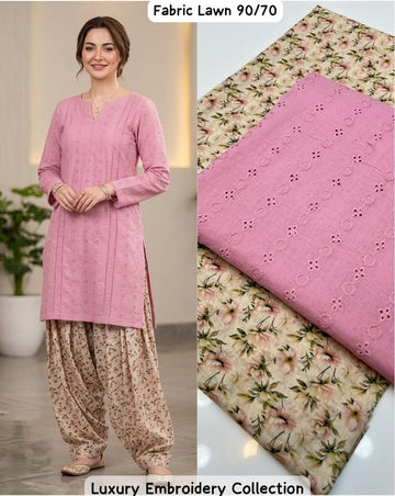 Chicken Kari lawn 2 pc unstitched [016]