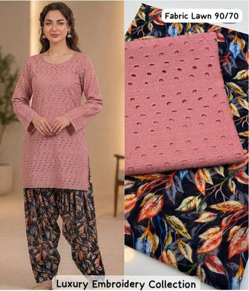 Chicken Kari lawn 2 pc unstitched [017]