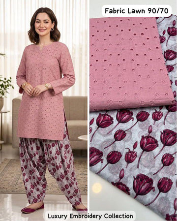 Chicken Kari lawn 2 pc unstitched [020]