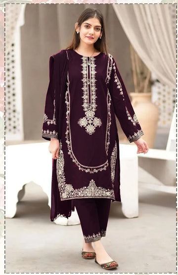 Urge 2pc Heavy embroidery UNSTITCHED